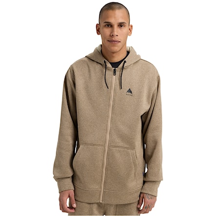 Technická mikina Burton Oak FZ summit taupe heather 2026 - 1