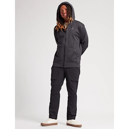 Technical Hoodie Burton Oak Full-zip true black heather 2025 - 4