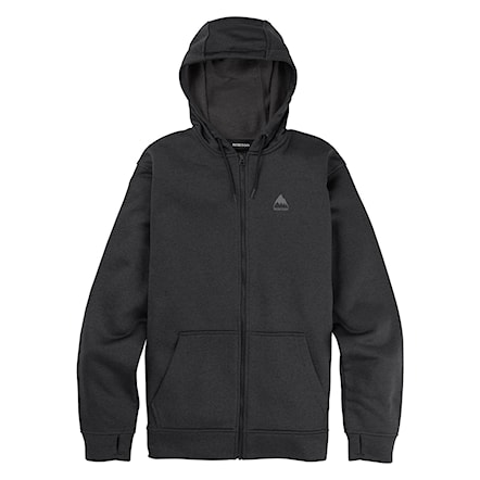 Bluza techniczna Burton Oak Full-zip true black heather 2025 - 1