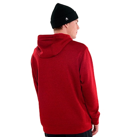 Technical Hoodie Burton Oak Pullover deep red heather 2025 - 2