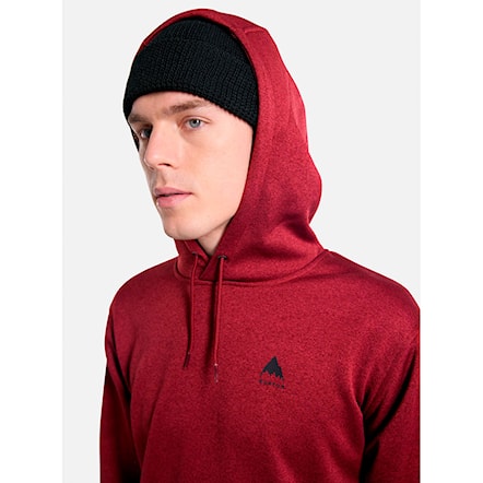 Technical Hoodie Burton Oak Pullover deep red heather 2025 - 3