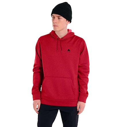 Technical Hoodie Burton Oak Pullover deep red heather 2025 - 4