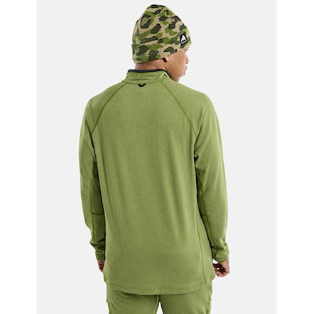 Bluza techniczna Burton Stockrun Grid Half-Zip Fleece calla green 2023 - 2