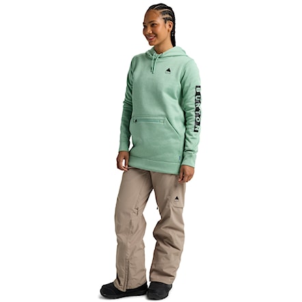 Technická mikina Burton Wms Oak Long Pullover Hoodie soft sage heather 2026 - 5