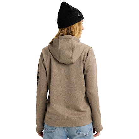 Technická mikina Burton Wms Oak Pullover summit taupe heather 2026 - 2