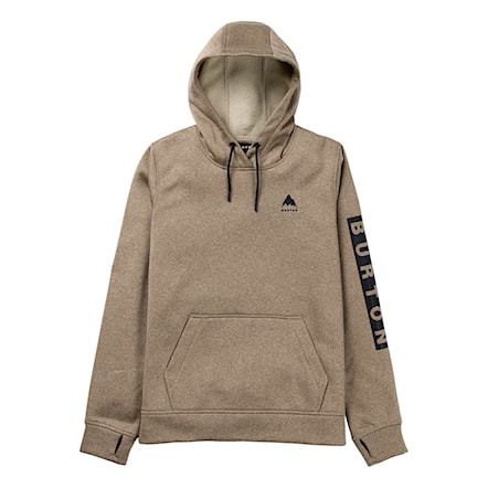 Technická mikina Burton Wms Oak Pullover summit taupe heather 2026 - 4