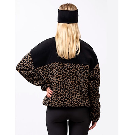 Technická mikina Eivy Ball Fleece black/leopard 2026 - 2