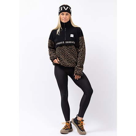 Technická mikina Eivy Ball Fleece black/leopard 2026 - 4