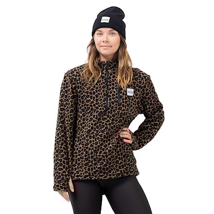 Technická mikina Eivy Techlight Halfzip Fleece leopard 2026 - 1
