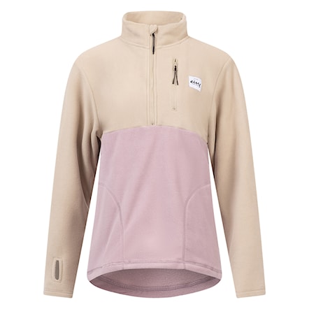 Technická mikina Eivy Techlight Halfzip Fleece sand/faded woodrose 2026 - 4