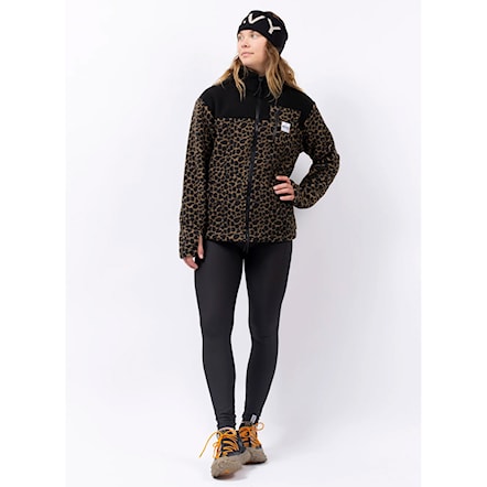 Technická mikina Eivy Versa Sherpa black/leopard 2026 - 4