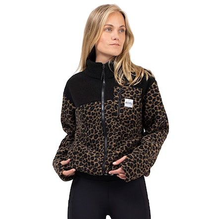 Technická mikina Eivy Versa Sherpa black/leopard 2026 - 1