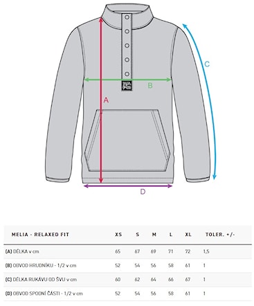 Technical Hoodie Horsefeathers Melia light grape 2025 - 3