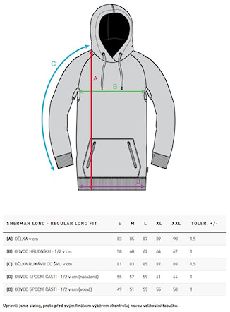 Technical Hoodie Horsefeathers Sherman Long black 2025 - 3