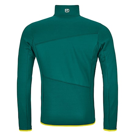 Bluza techniczna ORTOVOX Fleece Grid Jacket pacific green 2024 - 2