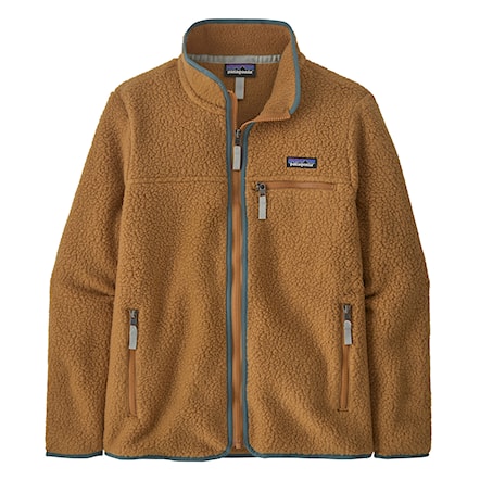 Bluza techniczna Patagonia W's Retro Pile Jacket nest brown w/nouveau green 2024 - 3