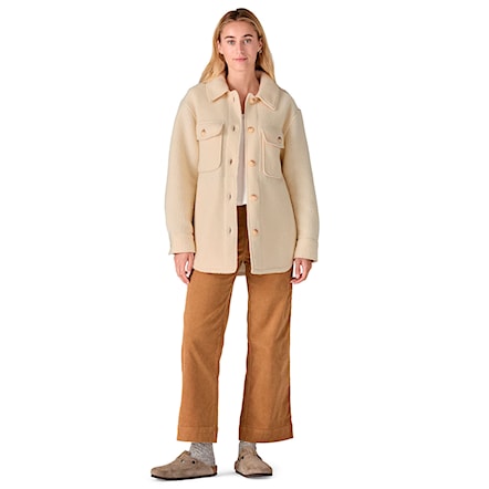 Technická mikina Patagonia W's Retro Pile Shacket natural 2025 - 3