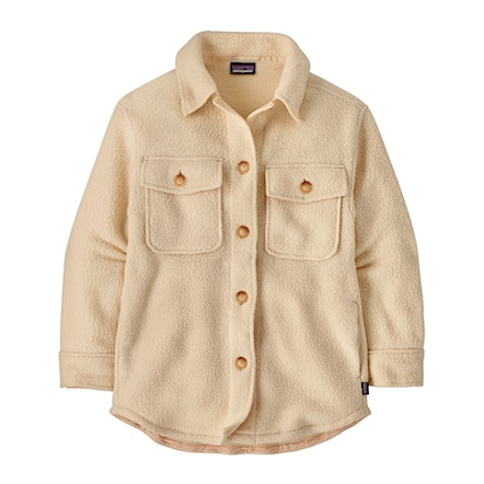 Technická mikina Patagonia W's Retro Pile Shacket natural 2025 - 4