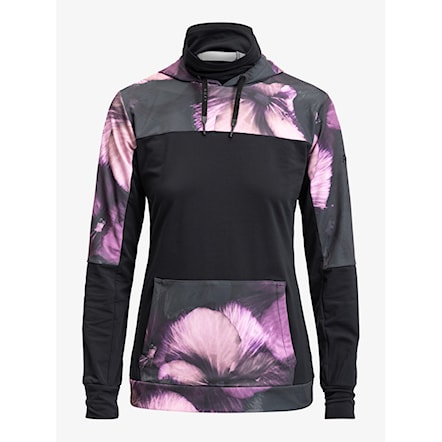 Technical Hoodie Roxy Winter Valley true black pansy pansy 2024 - 6