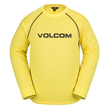 Bluza techniczna Volcom Waffle Backed Crew Fleece citron 2023 - 1