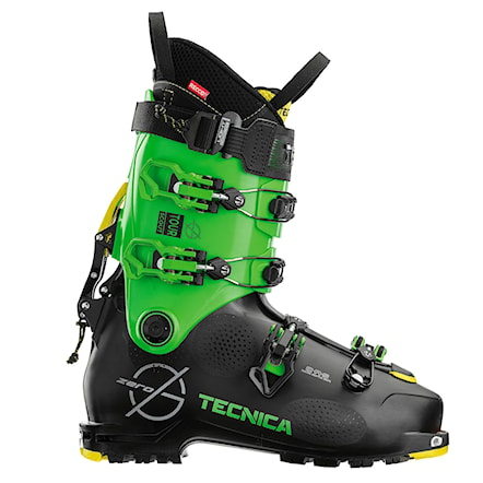 Ski Boots Tecnica Zero G Tour Scout black/green 2022 - 1