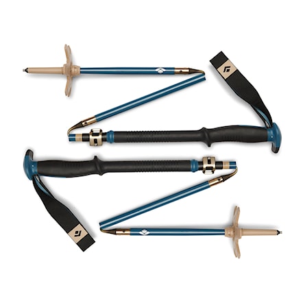 Teleskopické hůlky Black Diamond Traverse Compactor Ski Poles creek blue 2026 - 2