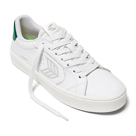 Tenisówki Cariuma Salvas Leather white/ice&metallic green 2025 - 3