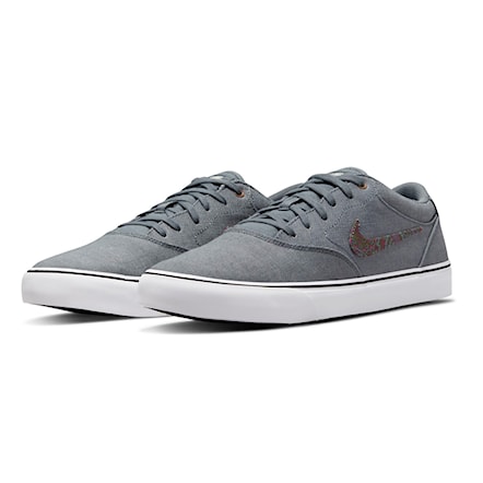 Sneakers Nike SB Chron 2 Canvas Premium cool grey/sangria-sail-white 2022 - 1