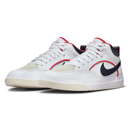 Sneakers Nike SB React Leo Premium white/midnight navy-university red-white 2023 - 1