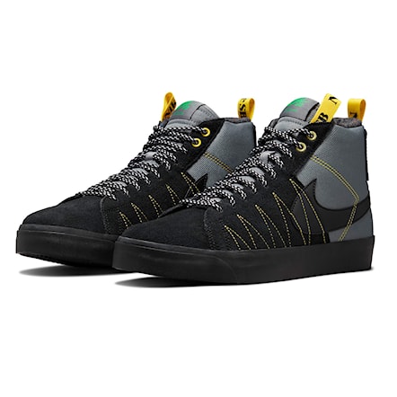 Sneakers Nike SB Zoom Blazer Mid Premium cool grey/black-white-yellow str 2022 - 1