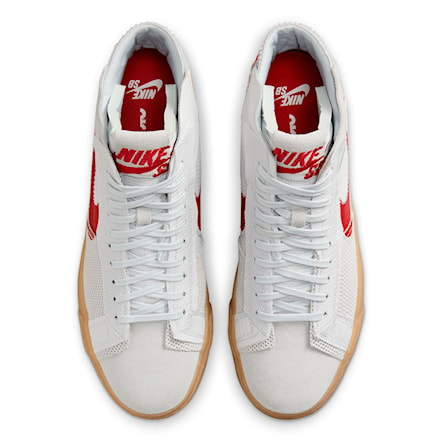 Tenisky Nike SB Zoom Blazer Mid Premium summit white/university red 2023 - 10