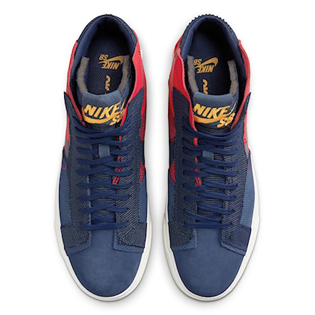 Sneakers Nike SB Zoom Blazer Mid Premium university red/midnight navy 2023 - 9