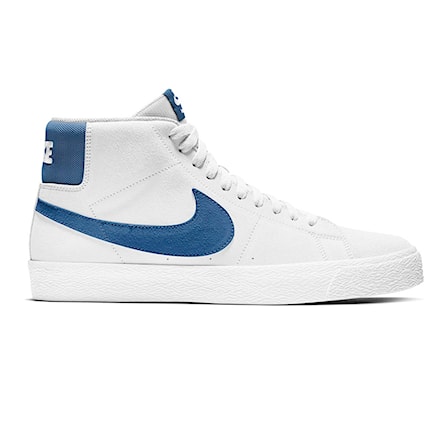 Tenisky Nike SB Zoom Blazer Mid white/court blue-white-white 2021 - 1