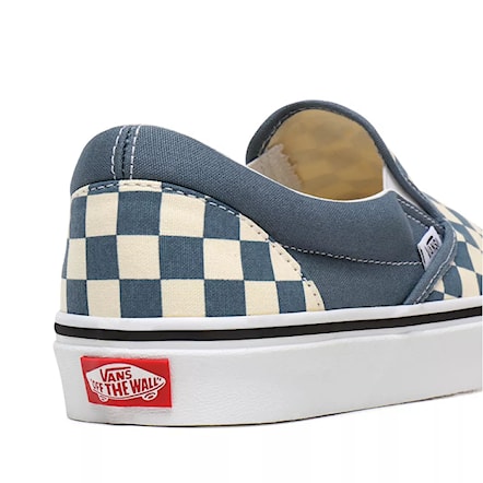 vans classic slip on checkerboard blue