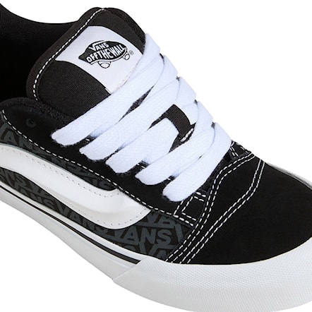 Tenisky Vans Knu Skool logo black grey 2025 - 4