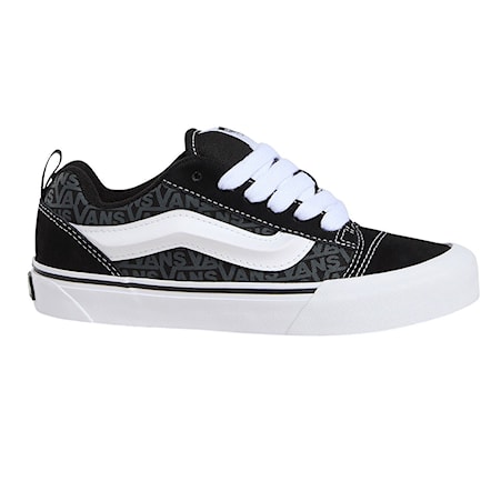Tenisky Vans Knu Skool logo black grey 2025 - 3