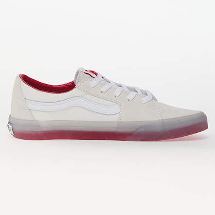 Tenisówki Vans Sk8-Low translucent sidewall white/red 2024 - 4