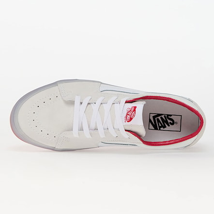 Tenisówki Vans Sk8-Low translucent sidewall white/red 2024 - 5