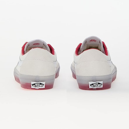 Tenisky Vans Sk8-Low translucent sidewall white/red 2024 - 6