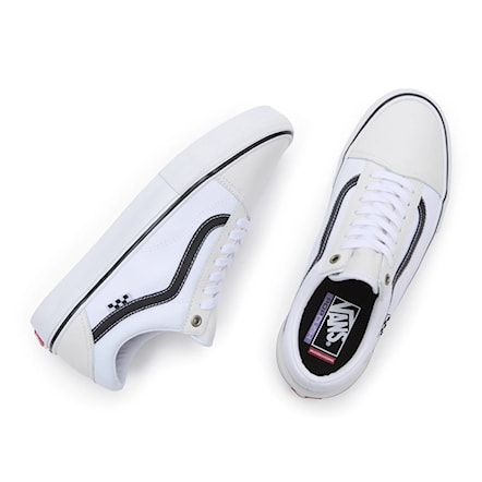 Tenisówki Vans Skate Old Skool leather white/white 2024 - 6