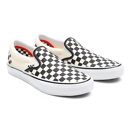 Slip-on tenisówki Vans Skate Slip-On checkerboard black/off white 2024 - 2