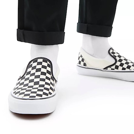 Slip-on tenisówki Vans Skate Slip-On checkerboard black/off white 2024 - 5