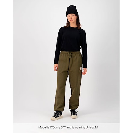 Tepláky Mons Royale Verdant Merino Cotton Sweatpants dark olive 2025 - 5