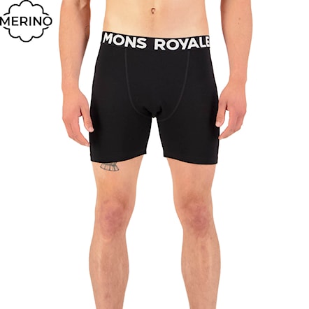 Boxer Shorts Mons Royale Hold 'em Boxer black 2024 - 1