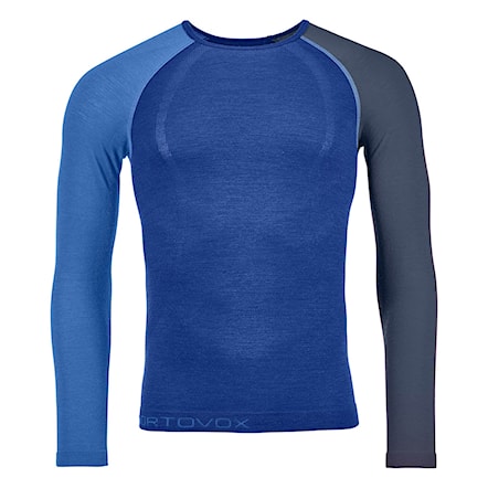 T-shirt ORTOVOX 120 Competition Light Long Sleeve just blue 2021 - 1