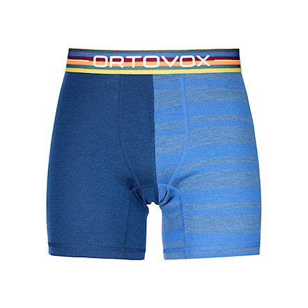Boxer Shorts ORTOVOX 185 Rock'n'wool Boxer night blue blend 2023 - 1