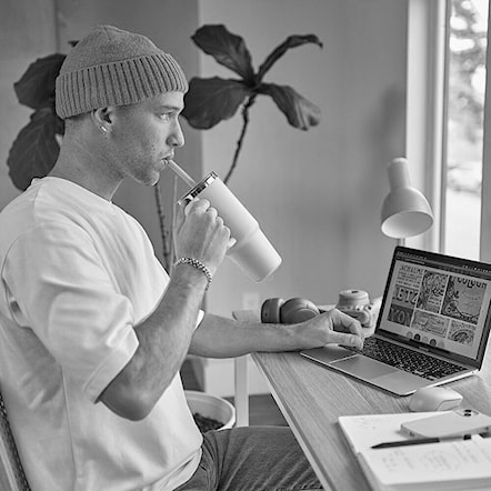 Termoska Hydro Flask 24 oz Travel Tumbler Clear Lid harbor blue - 11