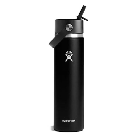 Thermos Hydro Flask 24 oz Wide Flex Straw Cap black - 1