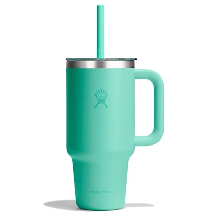 Termoska Hydro Flask 32 oz Travel Tumbler Clear Lid mermaid green - 1