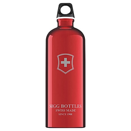 Fľaša SIGG Swiss Emblem Touch red 1l - 1